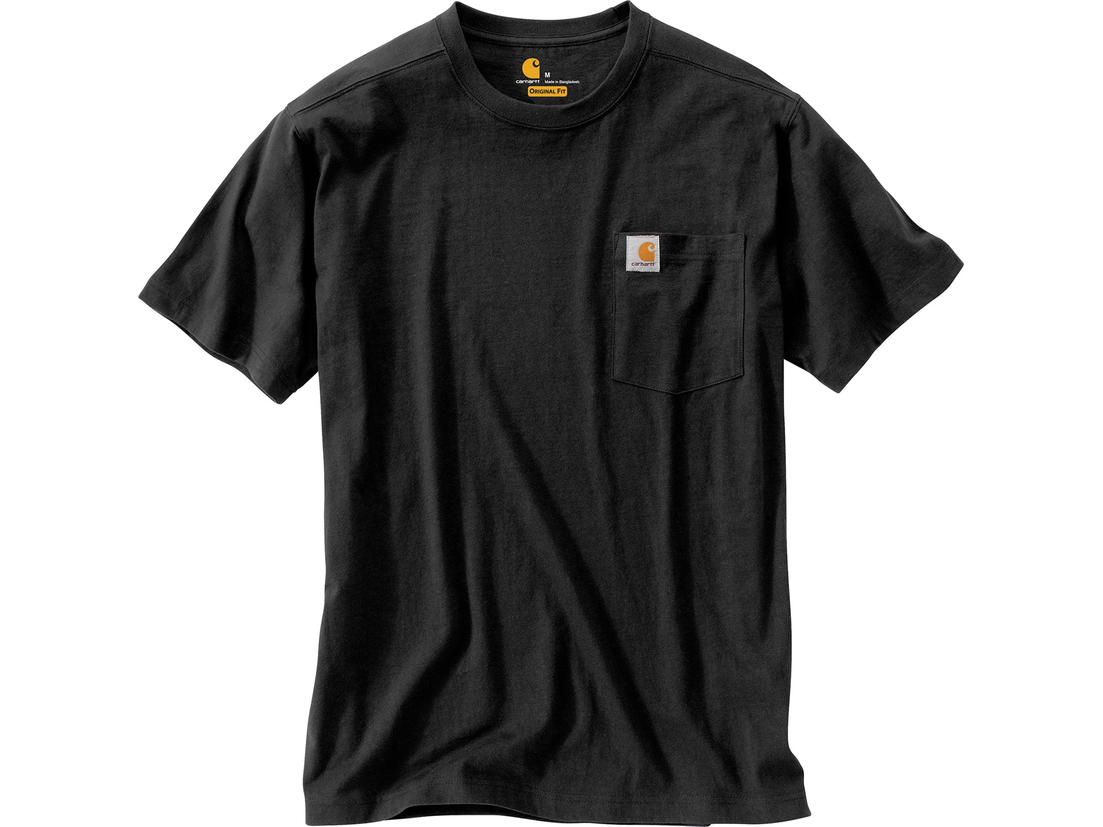 Carhartt Men's Maddock Pocket T-Shirt Short Sleeve Cotton Black XL