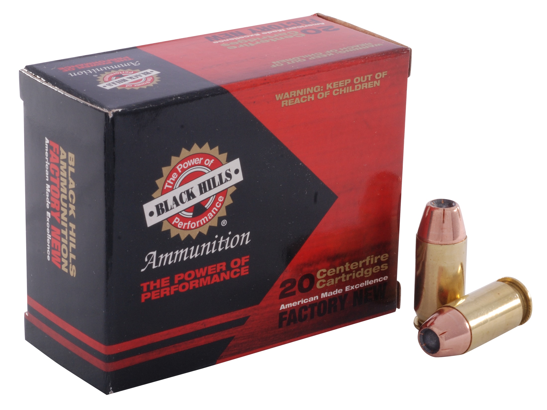 はむまる Black Hills 45 ACP Ammo 185 Grain Jacketed Hollow Point Box
