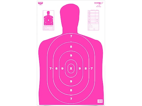 Birchwood Casey 23" x 35" BC27 Paper Targets Pink