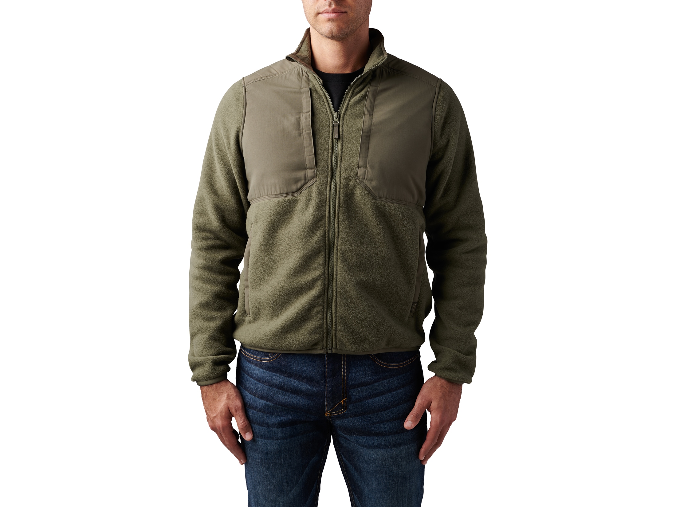 5.11 Men's Mesos Tech Fleece Jacket Ranger Green 2XL