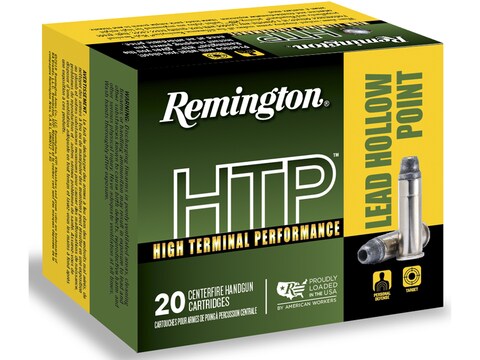 Remington High Terminal Performance (HTP) Ammunition 38 Special +P 125 Grain Lead Hollo...