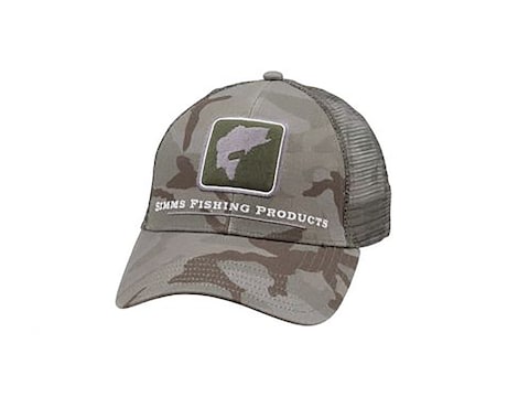Simms Men's Bass Icon Trucker Cap Cotton/Polyester