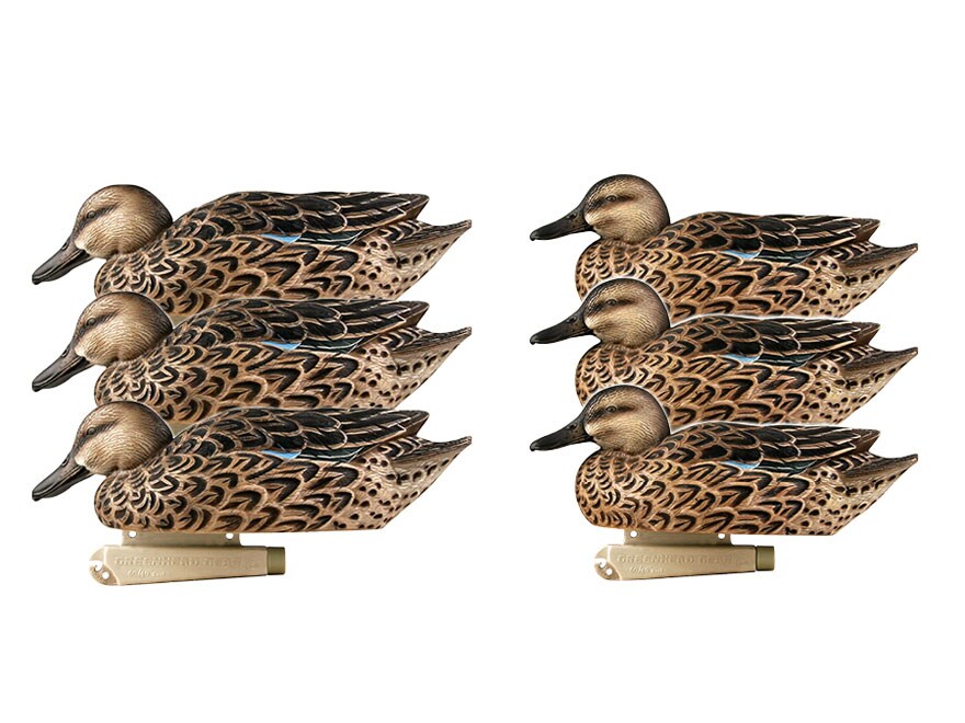 GHG ProGrade Early Season Hen Pack BlueWinged Teal Duck Decoy 6PK