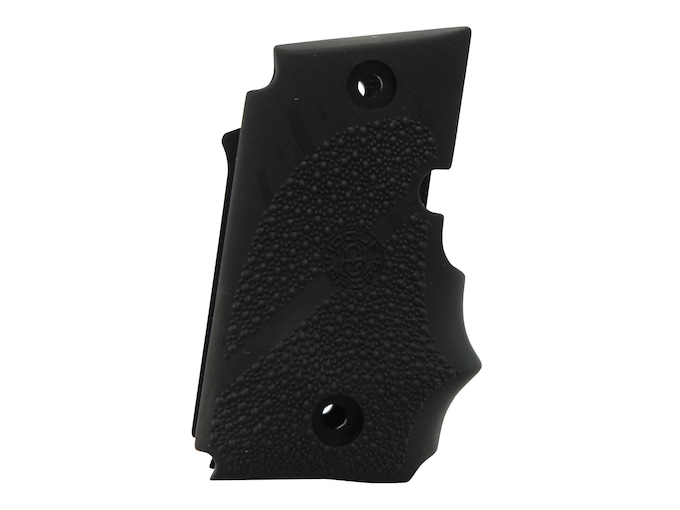 Hogue Wraparound Rubber Grips With Finger Grooves for Sig Sauer P238 Black