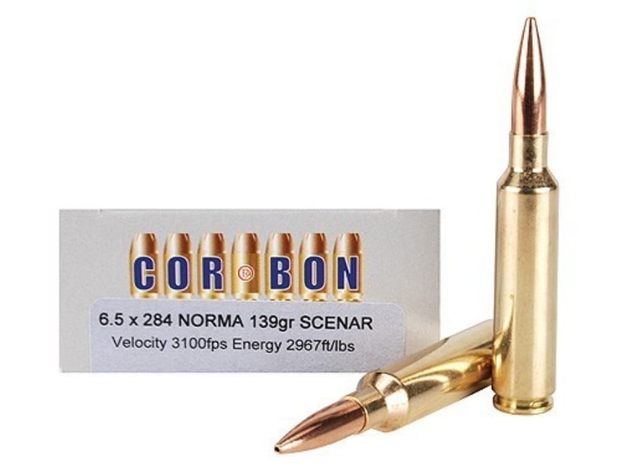 Cor-Bon Performance Match Ammo 6.5mm-284 Norma 139 Grain Lapua Scenar.