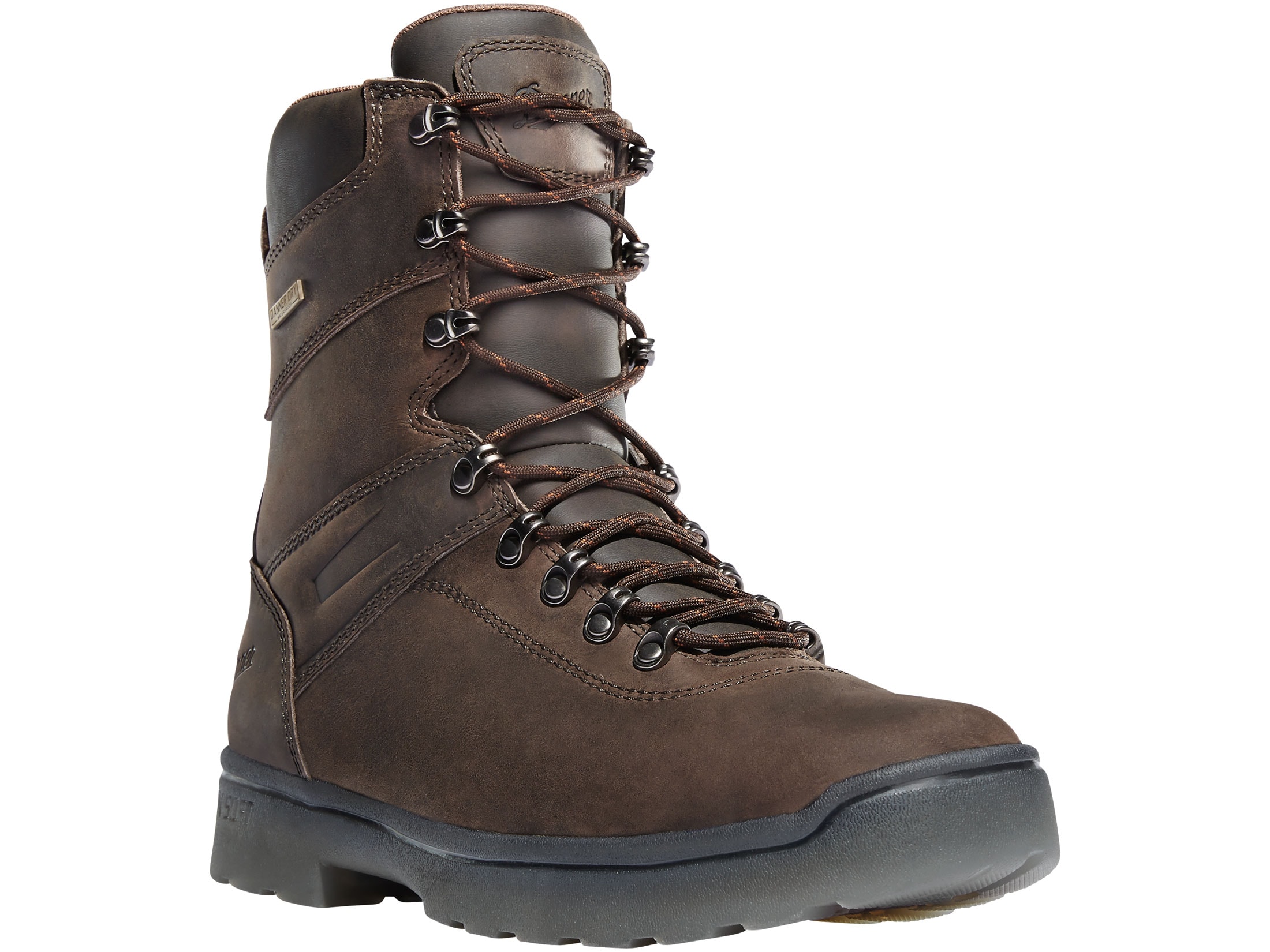 Danner Ironsoft 8 Waterproof Non-Metallic Toe Work Boots Leather Brown