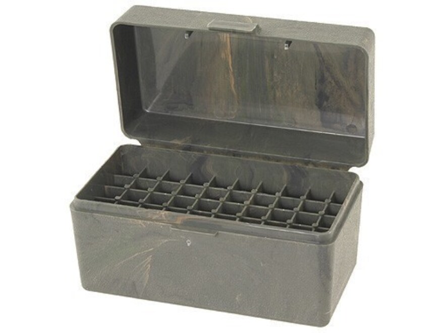 Mtm plastic ammo box 50 round flip top 220 swift 243 winchester 308