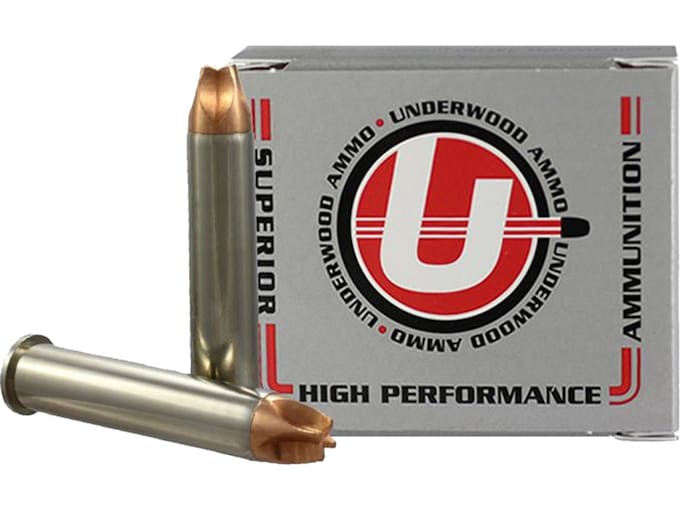 Underwood 45-70 Government Ammo 325 Grain Lehigh Xtreme Defense Fluted Lead Free Box of 20