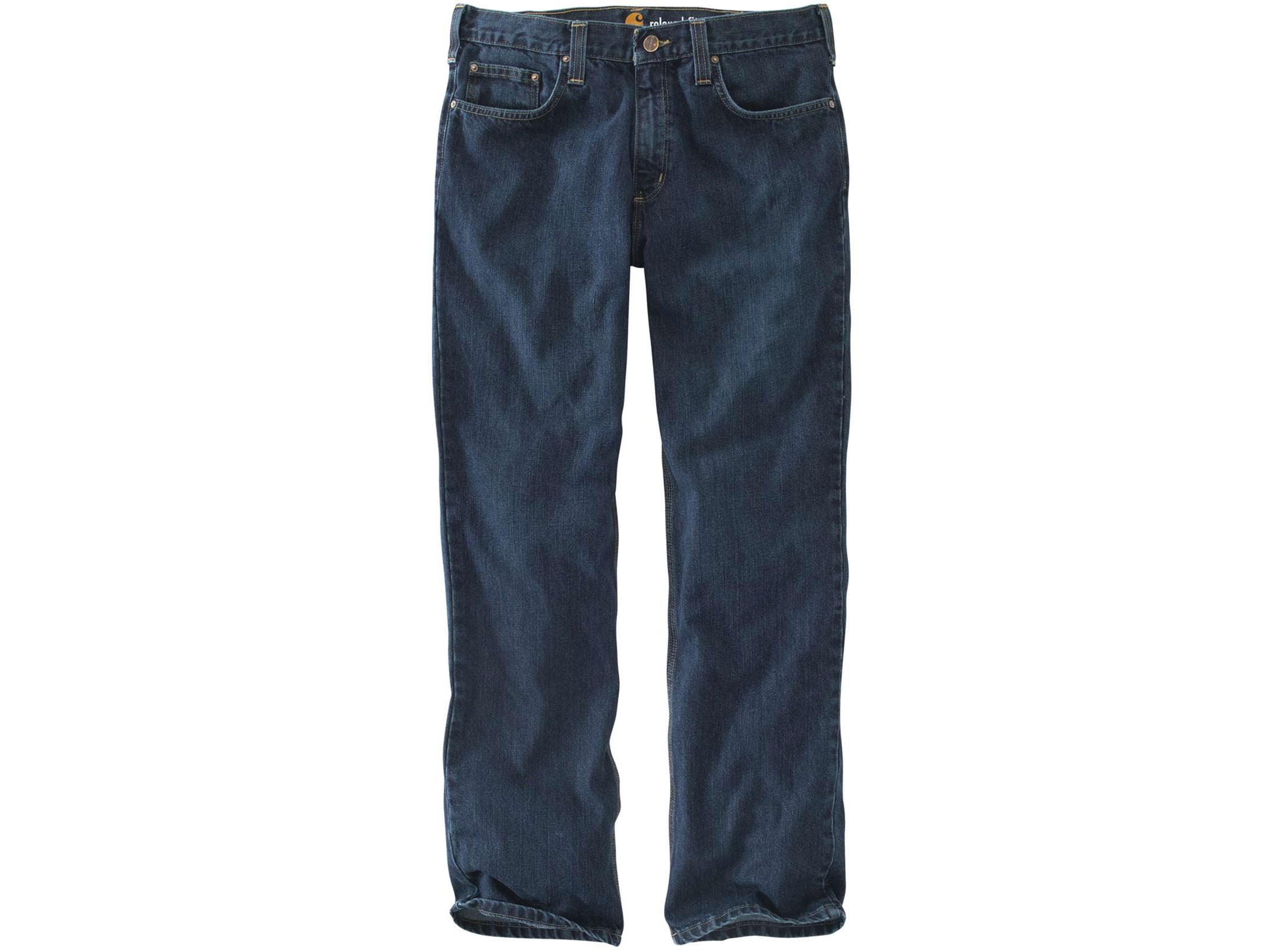 Carhartt Men's Relaxed Fit 5 Pocket Jeans Frontier 30 Waist 32 Inseam
