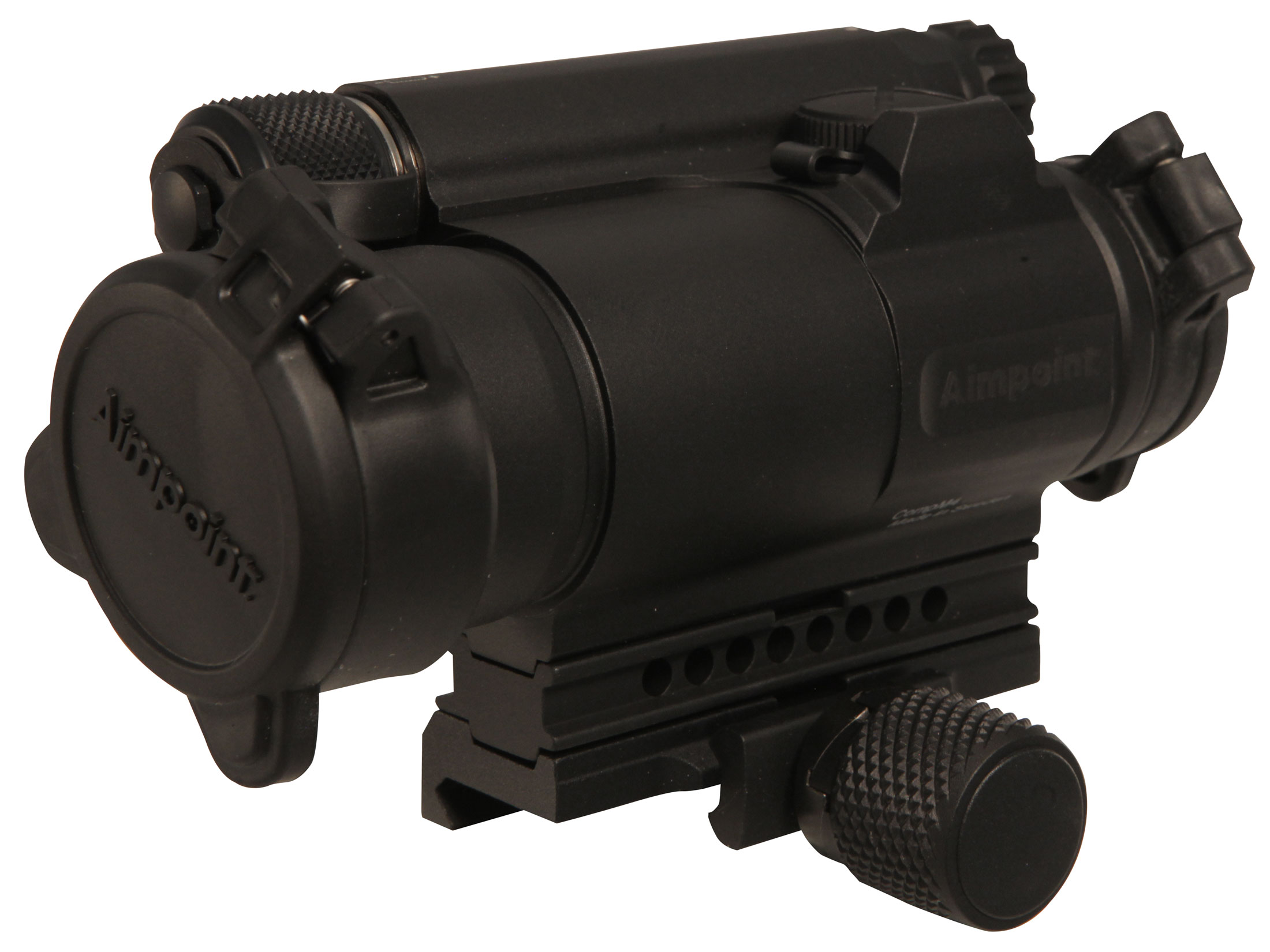 Aimpoint compm4 nswc compliant red dot sight 30mm tube 1x 2 moa dot