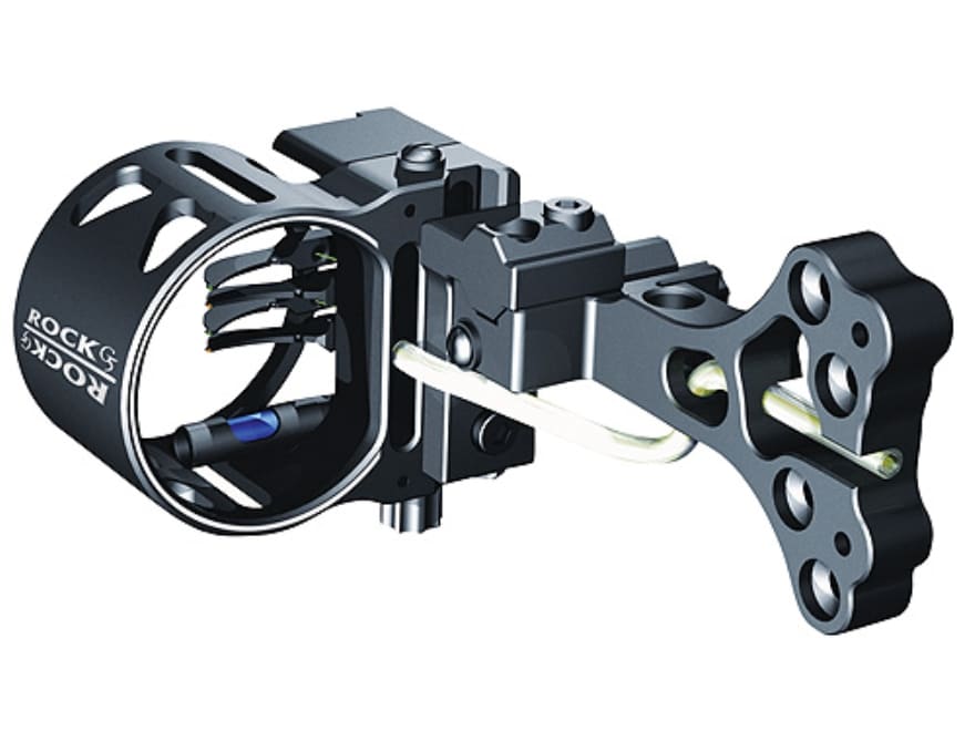 G5 Rock 4Pin Bow Sight .019 Pin Diameter Ambedextrous Aluminum Black
