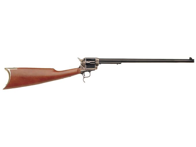 Cimarron Firearms Carbine Revolver Rifle 44-40 WCF 18" Blued Barrel Case Hardened Frame Walnut Straight Grip Stock