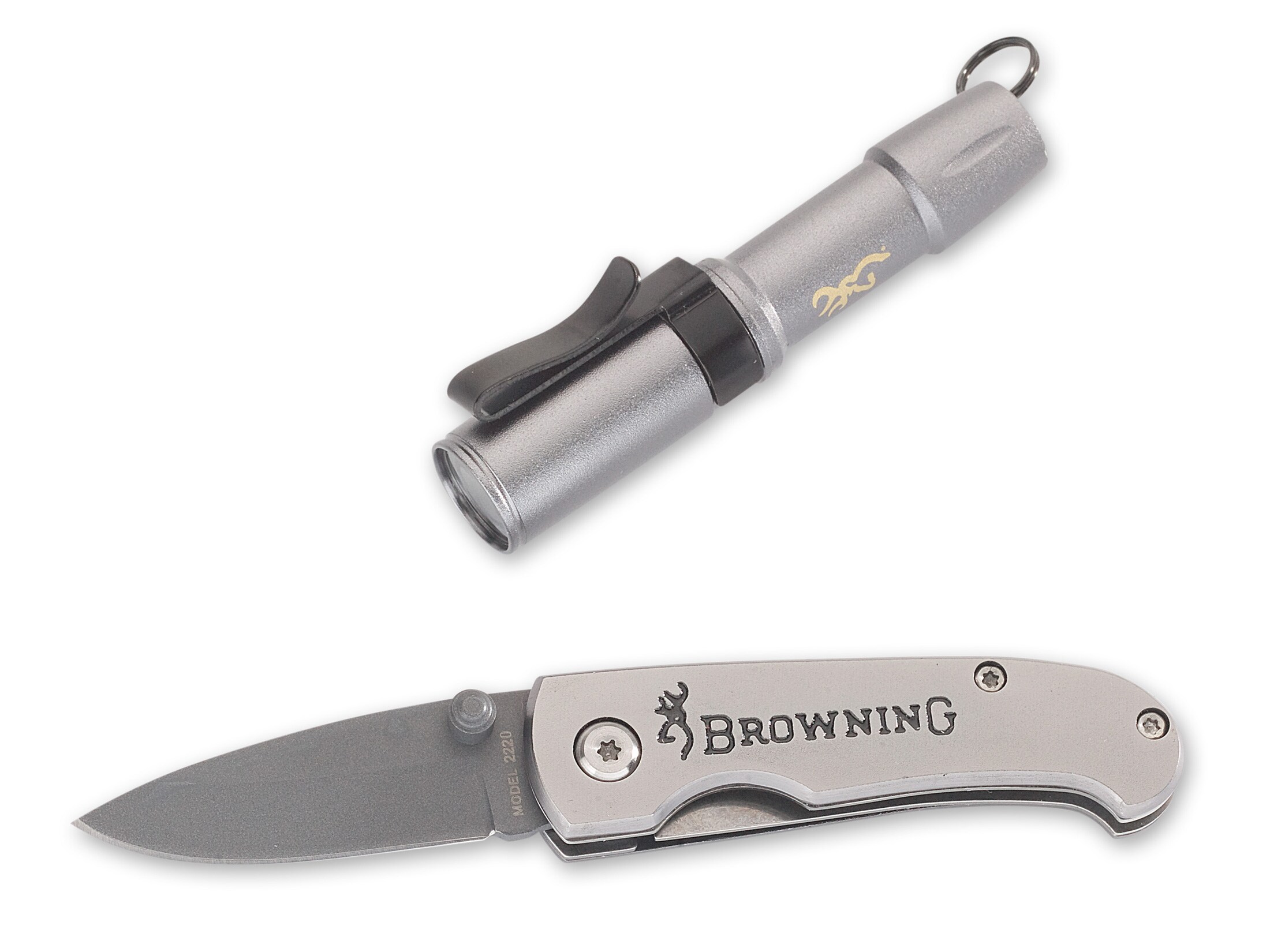 Browning MicroBlast Flashlight Knife Combo Charcoal