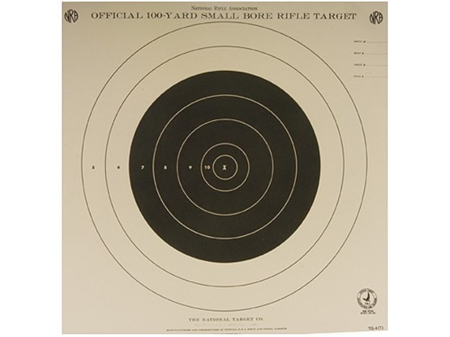 Qty. 30 14" x 14" A-14 Official NRA 100 Yard Smallbore Rifle Target TQ-4 