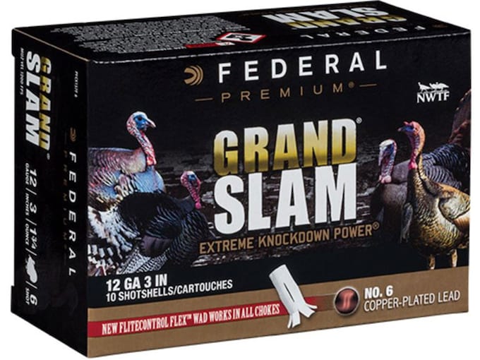 Federal PFCX157F6 Premium Grand Slam 12 Gauge 3″ 1 3/4 Oz 6 Shot 10 Per Box/ 25 Cs | USA Gun Store