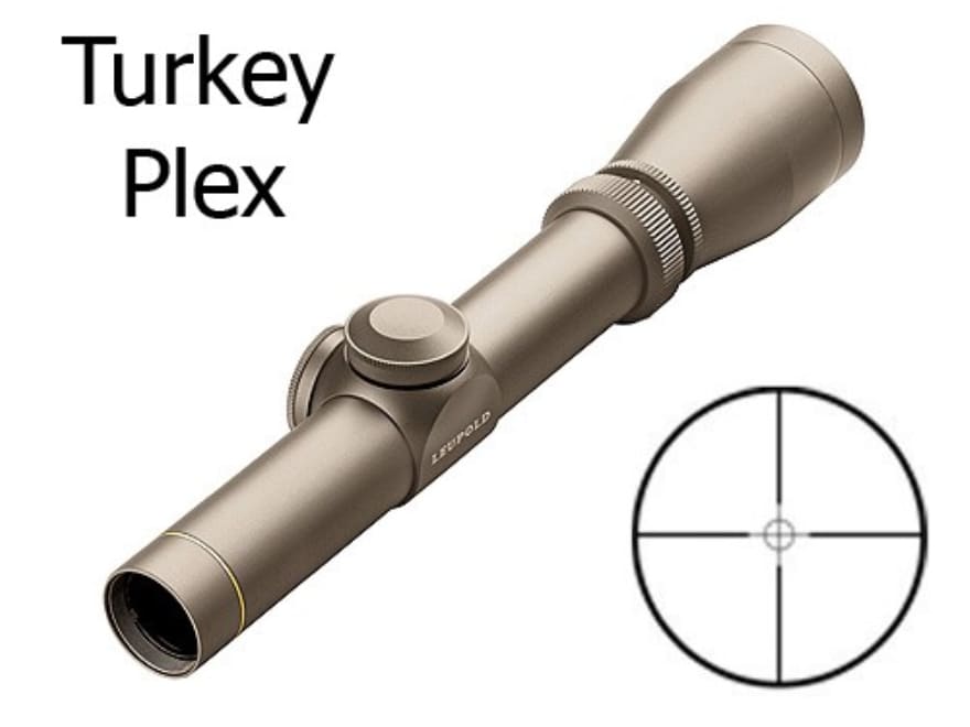 Leupold VXI NWTF Shotgun Scope 14x 20mm Turkey Plex Reticle Dark