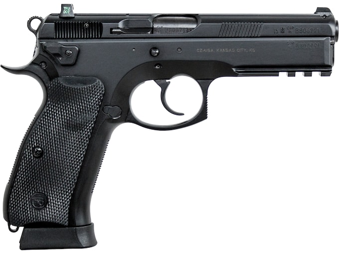 CZ 75 SP-01 Tactical Pistol 9mm Luger 4.6" Barrel Night Sights 18-Round Polycote Rubber