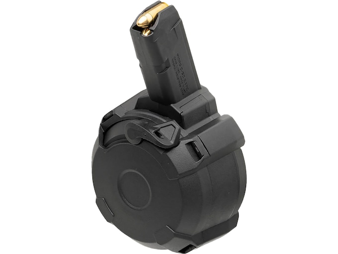 Magpul PMAG D-50 GL9 Drum Magazine for Glock Compatible PCC 9mm 50-Round Polymer Black