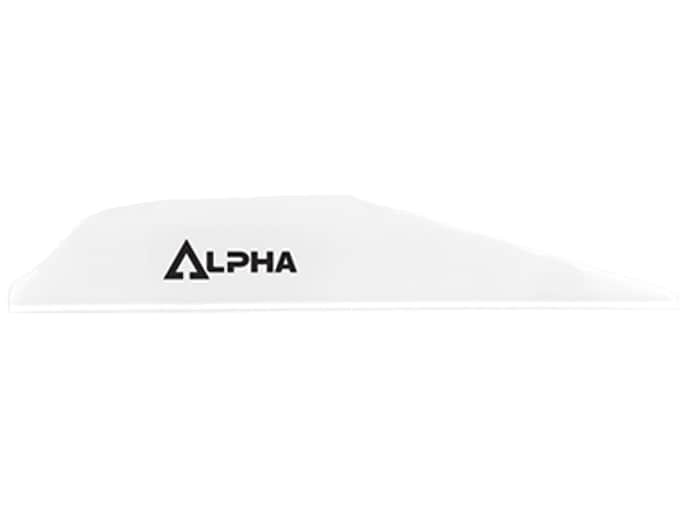 Bohning Alpha Vane Arrow Fletching 2.8″ White 36PK