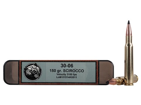 grizzly scirocco ammunition