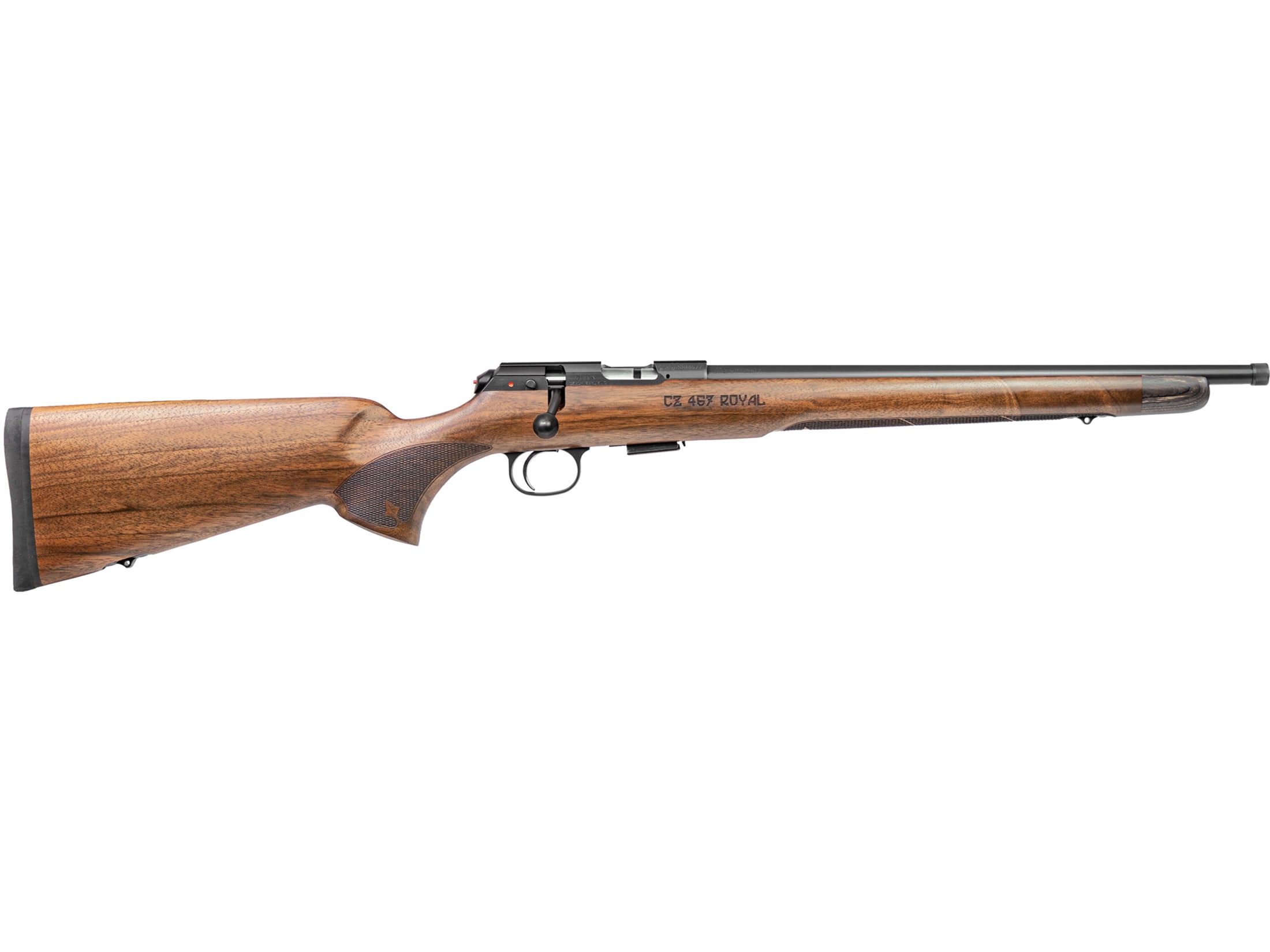 CZ 457 Royal Bolt Action Rifle 22 Long Rifle 16 Blued Threaded Barrel