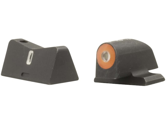 XS DXT2 Night Sight Set for Sig P320, P225, P226, P229, Springfield XD, XDm, XDs Big Dot Tritium Front, Tritium Stripe Rear Orange