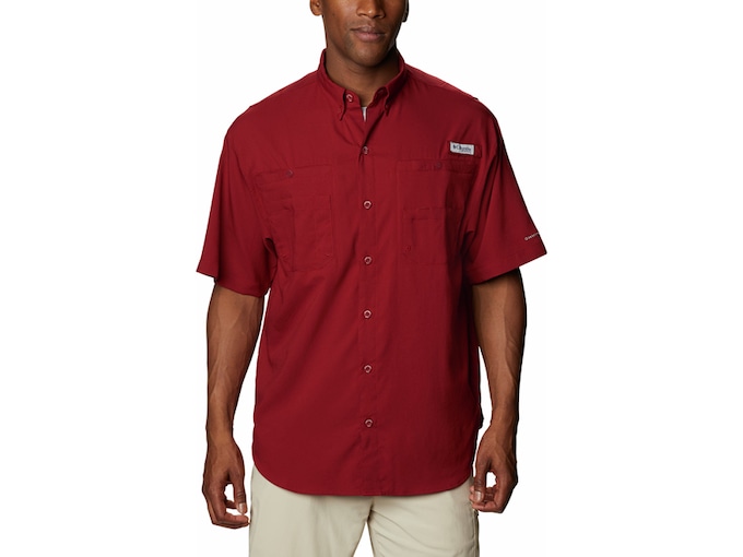 Columbia Men's PFG Tamiami II Short Sleeve Shirt - Beet