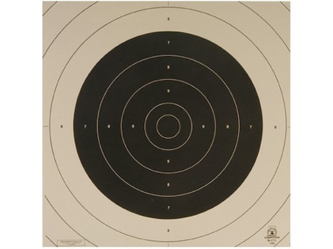 NRA Official International Pistol Targets Repair Center B-17C 25/50 Meter Slow Fire Pap...
