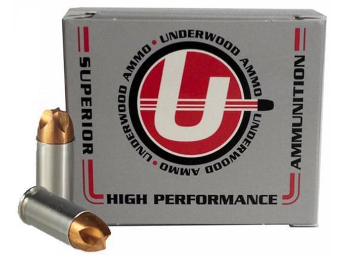 Underwood 32 ACP +P Ammo 55 Grain Lehigh Xtreme Defense Fluted Lead Free Box of 20