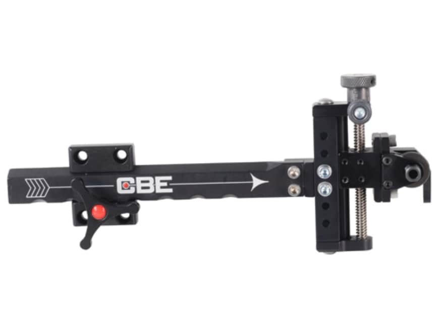 Custom Bow Equipment Quad Lite 3D Adjustable Bow Sight Aluminum Black