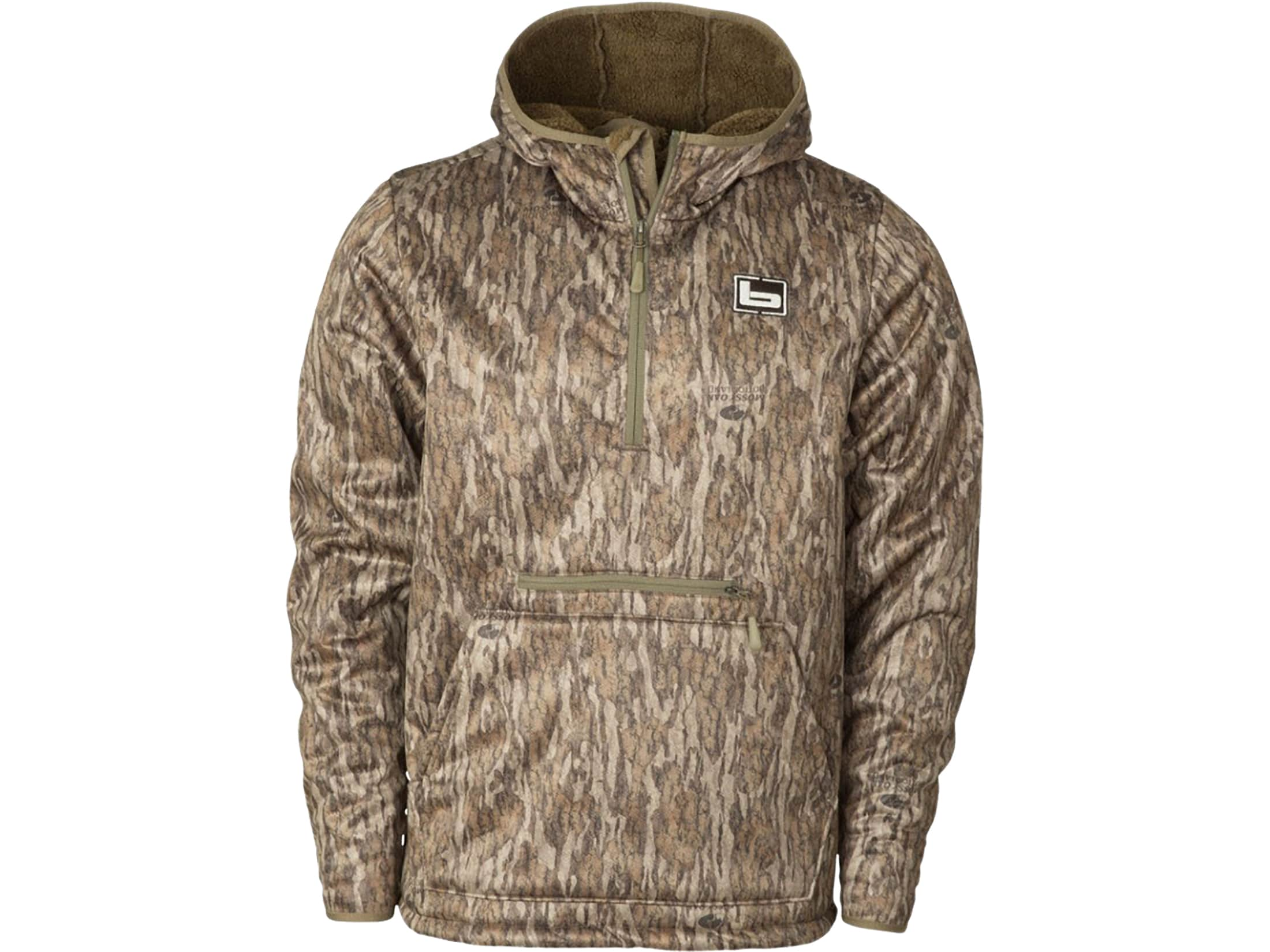 Banded Men's Fanatech Softshell 1/2 Zip Hoodie Realtree Max-7 2XL