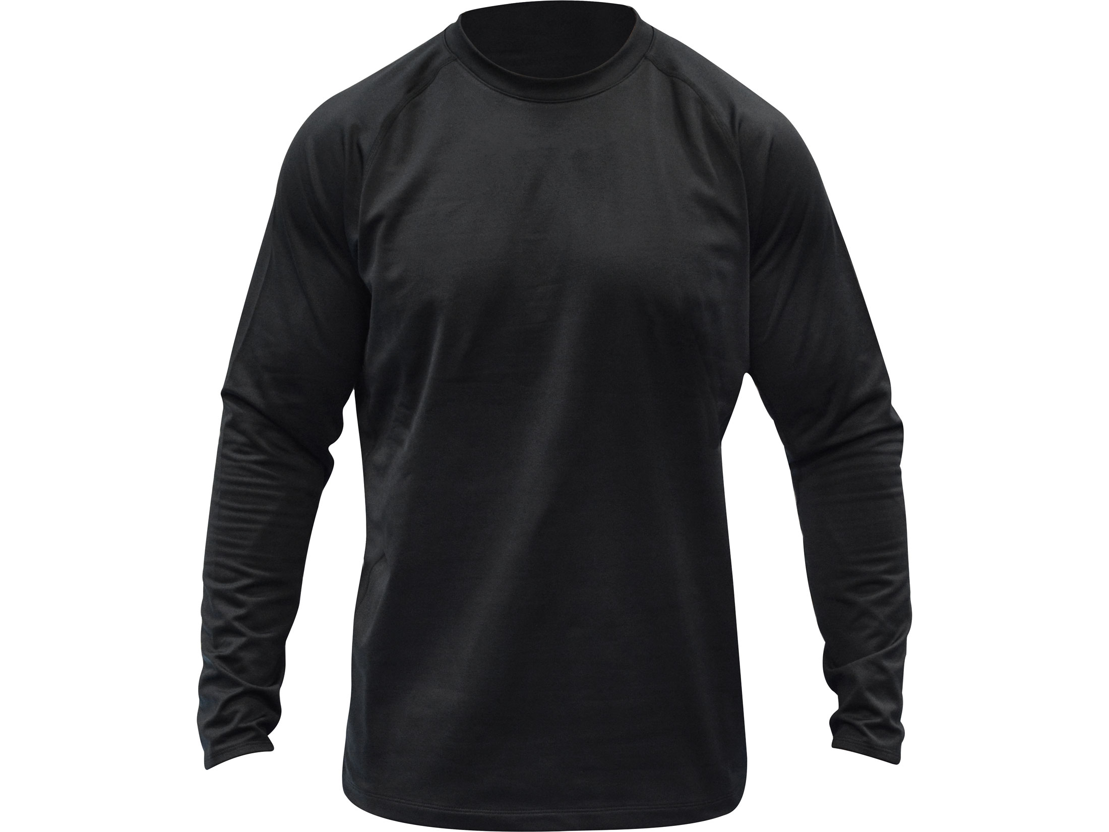 MidwayUSA Men's Level Two Long Sleeve Base Layer Shirt Black 2XL Tall