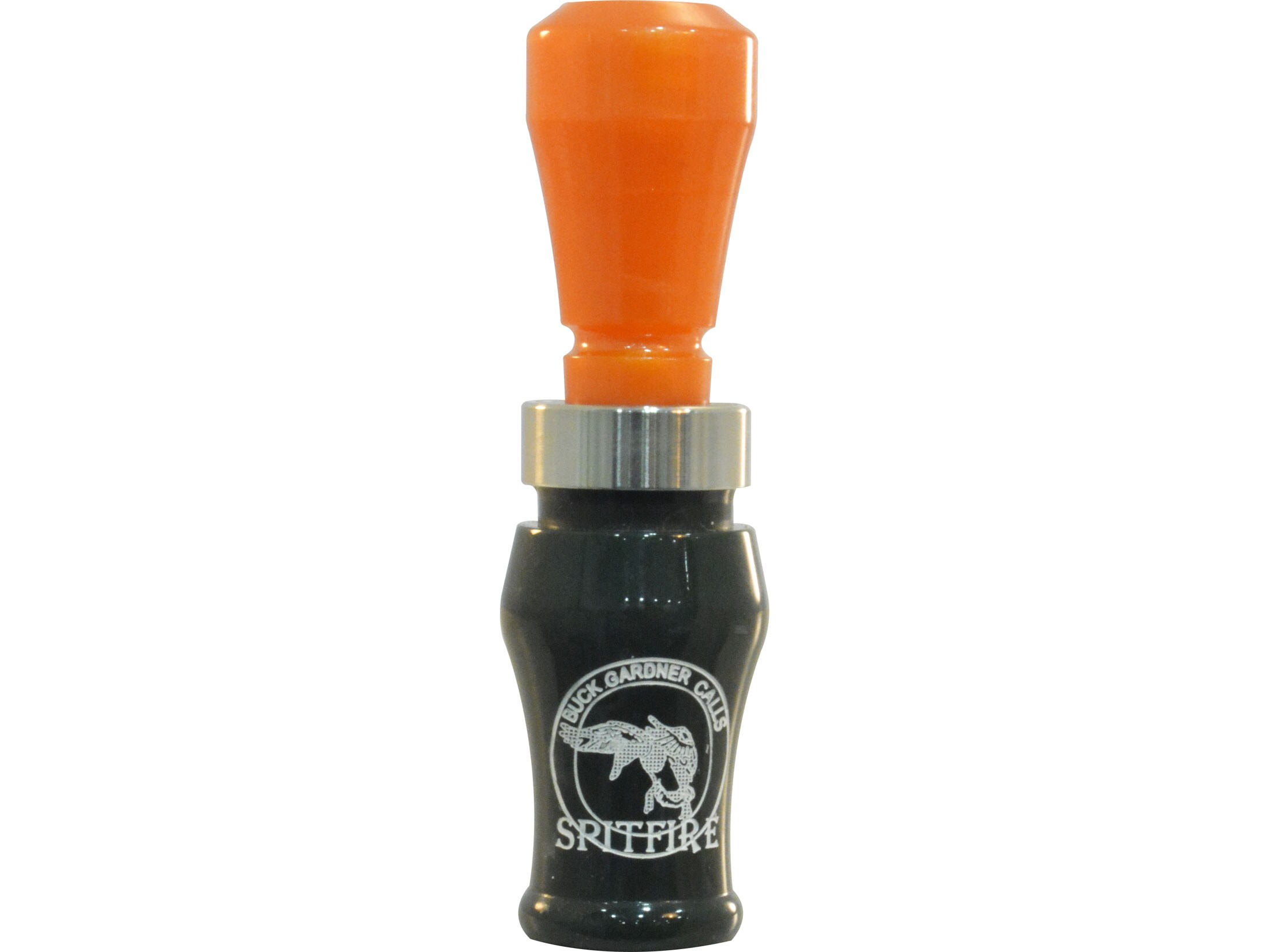 Buck Gardner Spitfire Acrylic Duck Call Mallard Green Orange