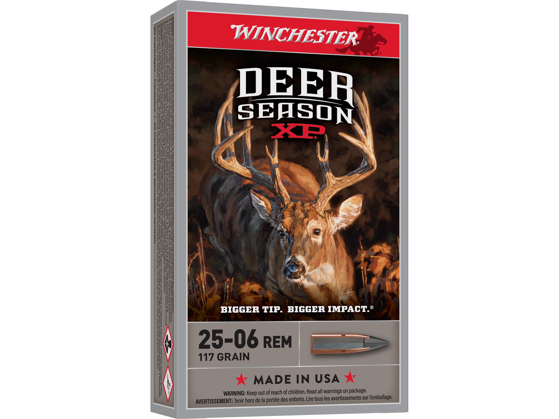 Winchester Deer Season Xp 25-06 Remington Ammo 117 Grain Winchester