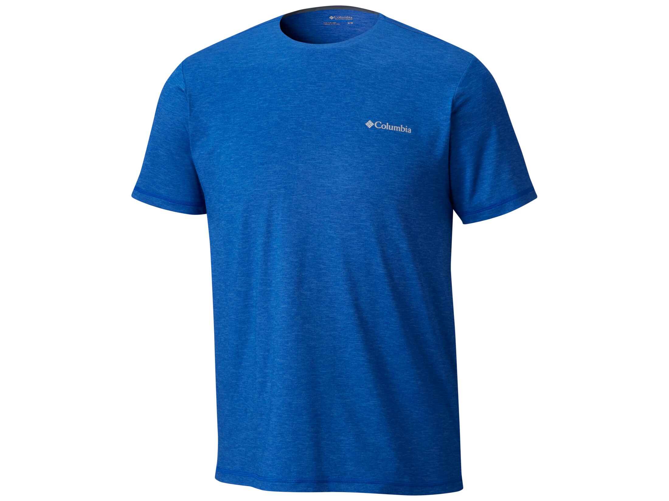 Columbia Men's Tech Trail Crew T-Shirt Short Sleeve Polyester/Elastane