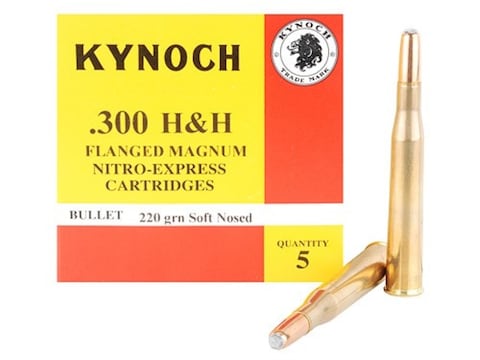 Kynoch Ammo 300 Flanged Mag 220 Grain Woodleigh Welded Core Soft Point