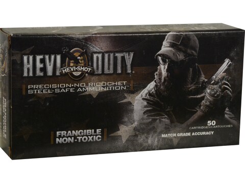 Hevi-Shot HEVI-Duty Defense Ammunition 10mm Auto 125 Grain Frangible Non-Toxic Lead-Fre...