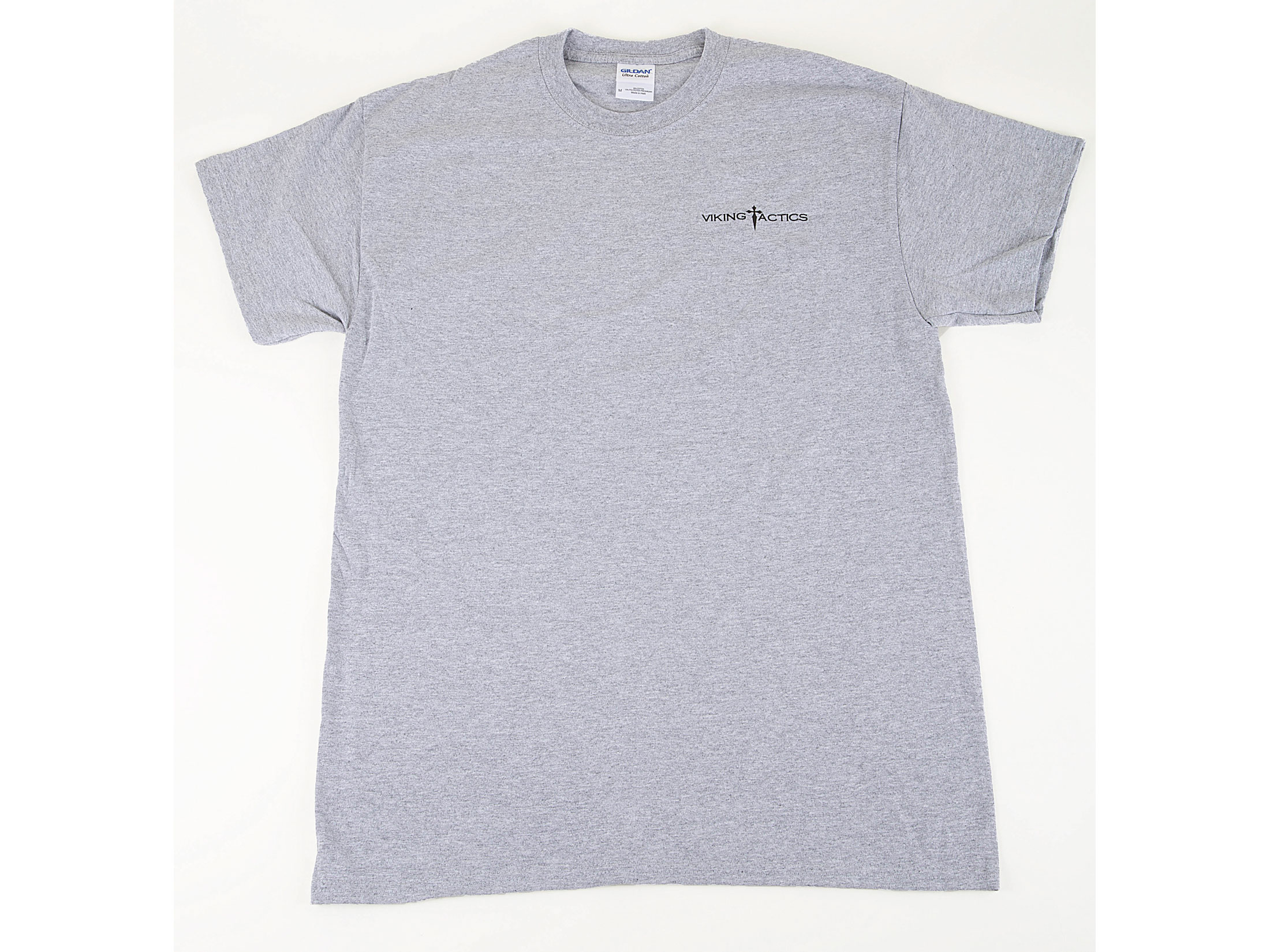 VTAC Deus Vult Short Sleeve T-Shirt 2XL Cotton Gray