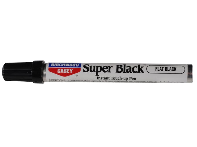 Birchwood Casey Long-Lasting Fast-Drying Super Black Touch-Up Pen for Deep  Scratches and Worn Areas, FLAT BLACK, 0.33 OUNCE