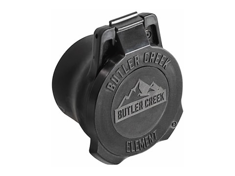 Butler Creek Element Flip-Up Rifle Scope Cover Objective Black