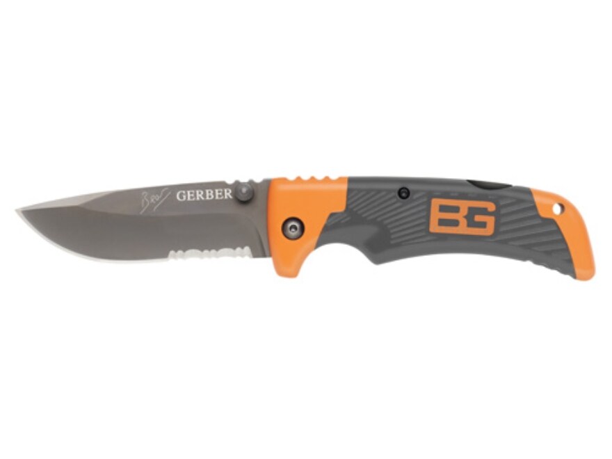 Gerber Bear Grylls Scout Folding Knife 3.24 Serrated Drop Point