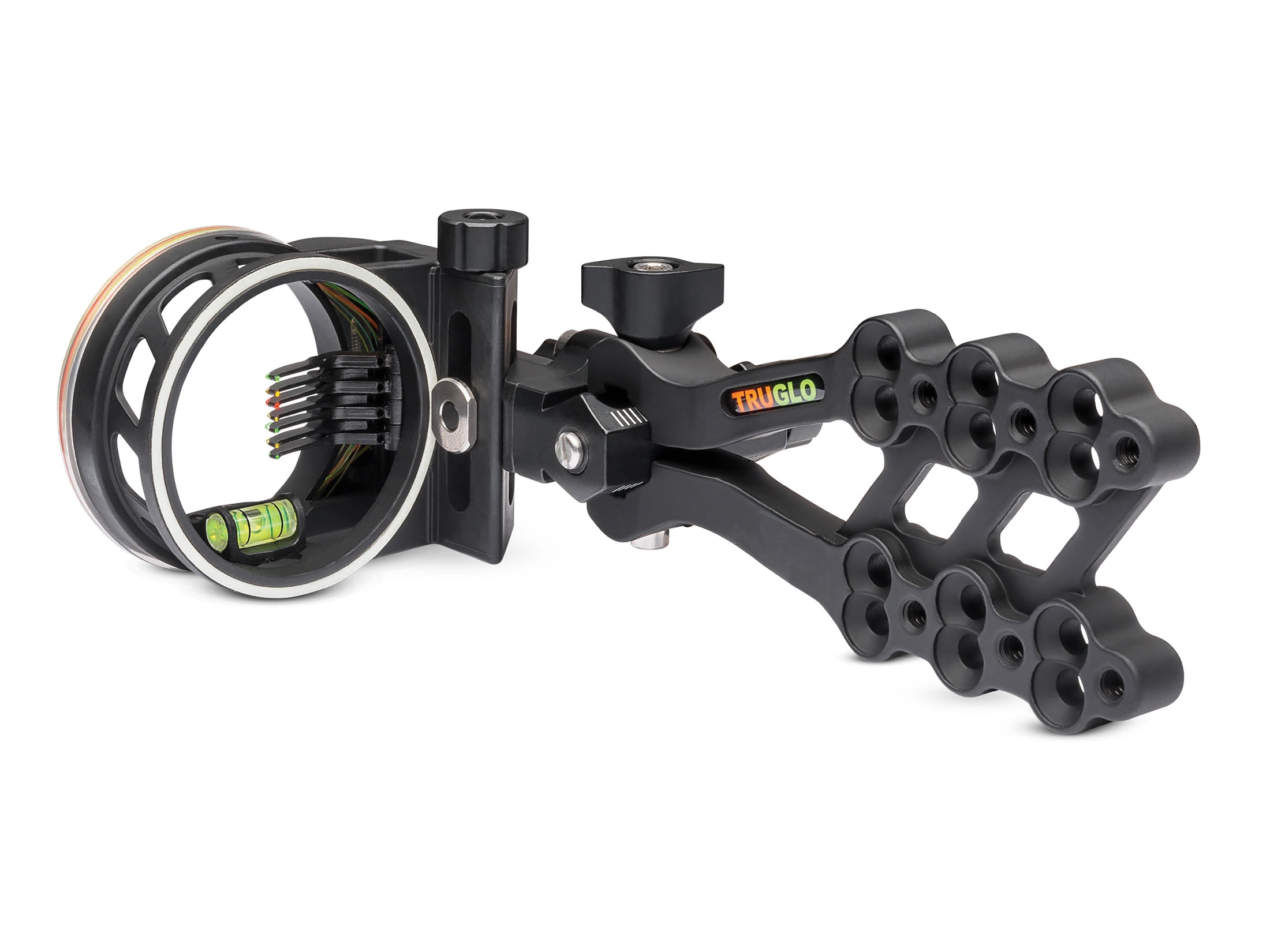 TRUGLO HyperStrike 7Pin Bow Sight .019 .010 Pin Diameter Aluminum