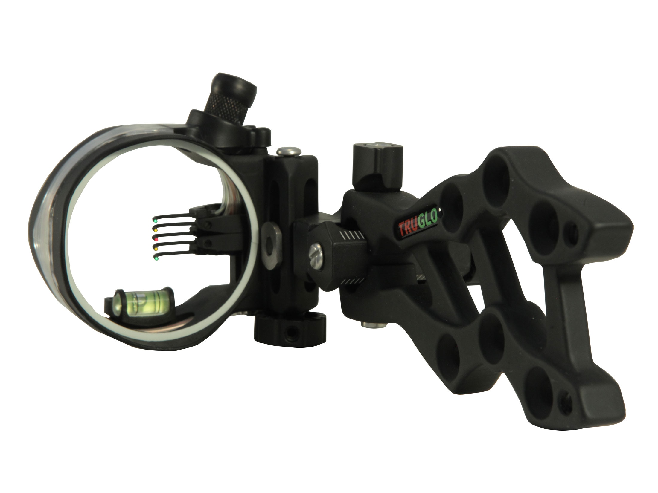 TRUGLO Rival Hunter 5-Pin Bow Sight .019 Diameter Pins Black