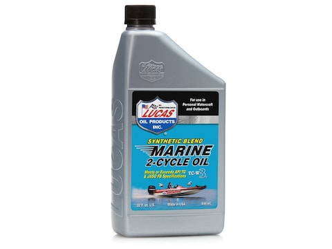 Lucas Oil Synthetic Blend 2-Cycle Marine Oil 1 Gallon