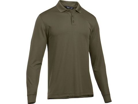 Under Armour Men's UA Tac Performance Polo Long Sleeve Polyester