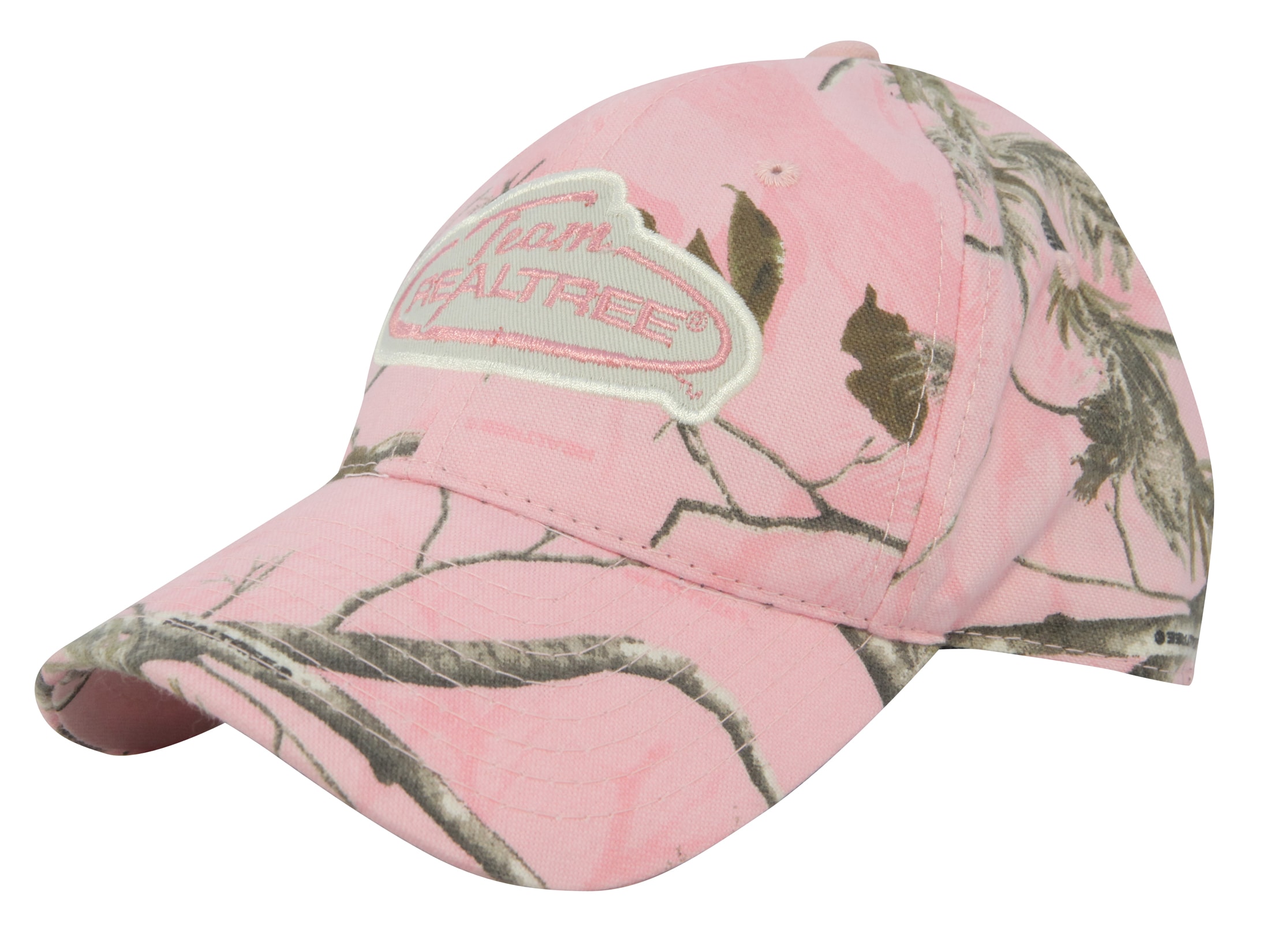 Team Realtree Women's Logo Cap Cotton Realtree AP Pink Camo