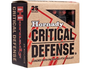 Hornady Critical Duty Ammunition 9mm Luger +P 135 Grain FlexLock Box of 25