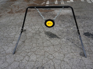 Viking Solutions Single Stand Dual Gong Target System 8 10 | Desertcart