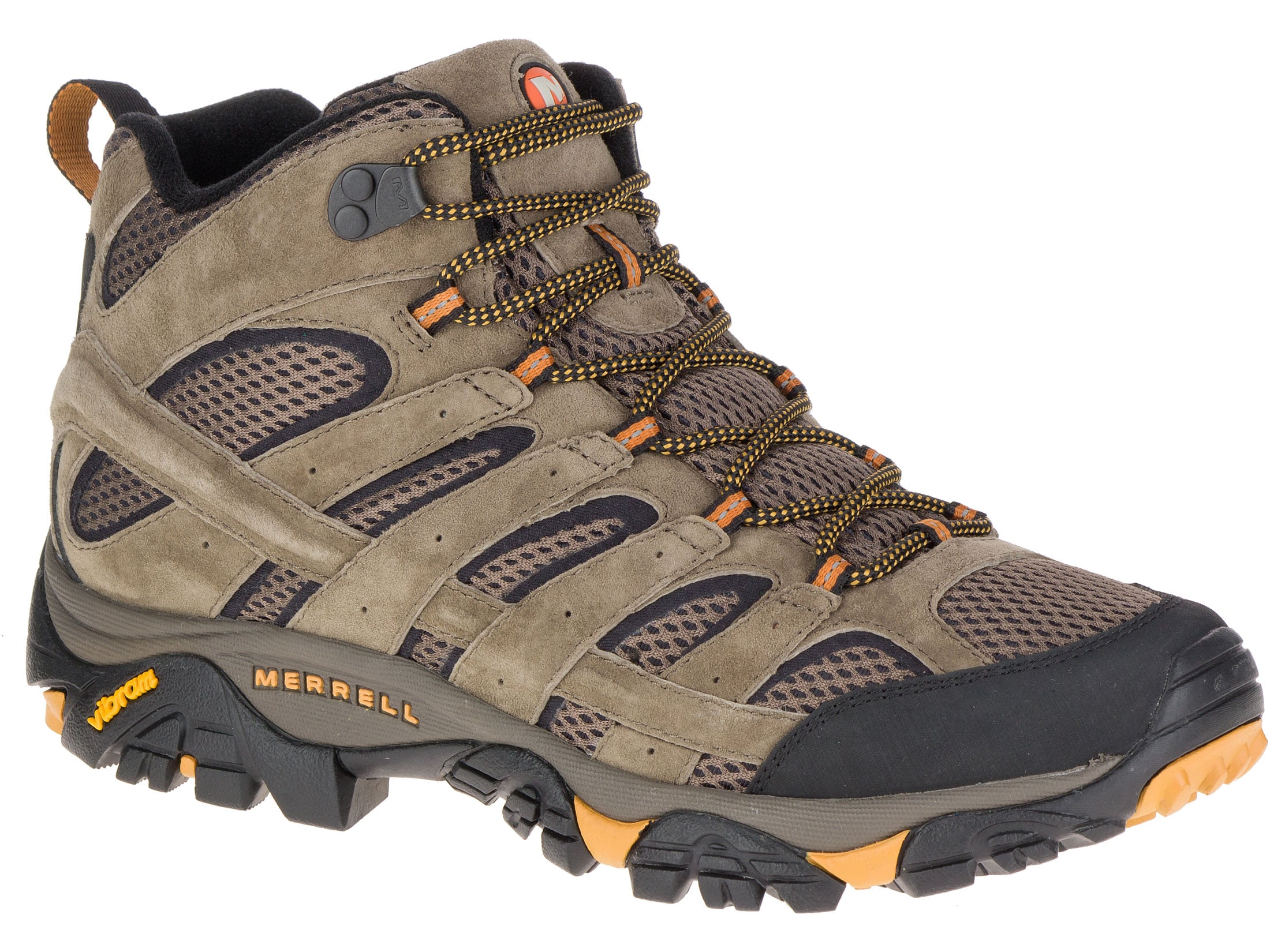 Merrell Moab 2 Vent Mid 5 Hiking Boots Leather/Synthetic Walnut Men's