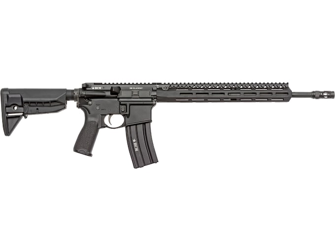 BCM RECCE-16 Semi Automatic Rifle 300 AAC Blackout (7.62x35mm) 16″ Black Threaded Barrel Black Frame Black Pistol Grip M-LOK